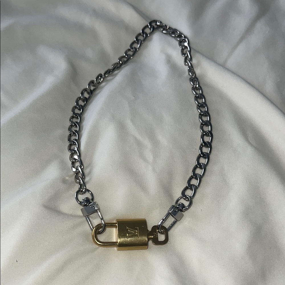 Louis Vuitton Padlock necklace